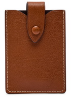 Metier Leather Card Holder - Brown - One Size