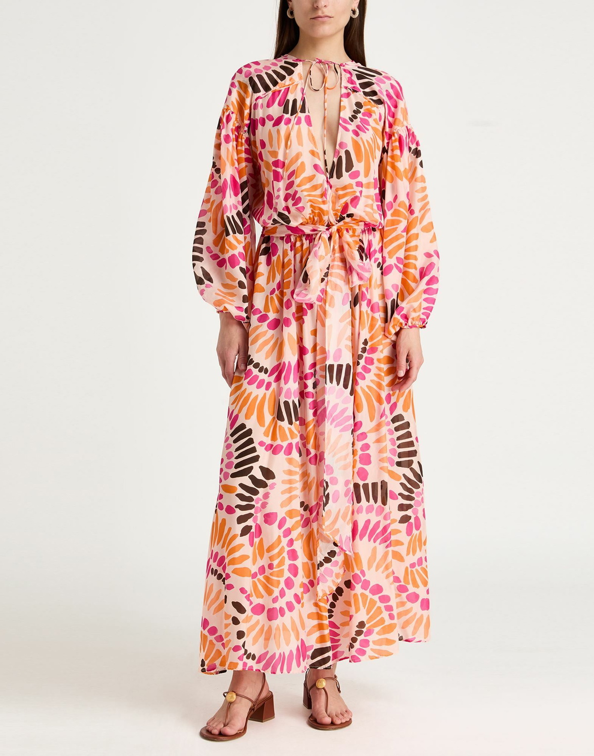 Jucca Womens Maxi dress in Pink