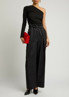 3.1 Phillip Lim Origami Wide-leg Twill Trousers Black