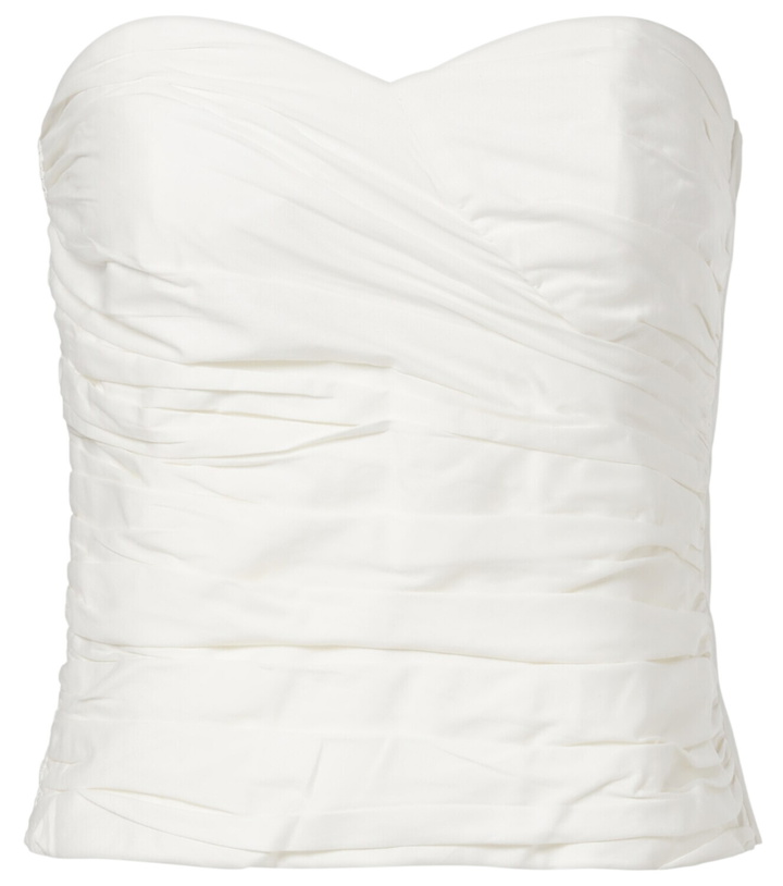 Photo: Adriana Degreas Opulence draped cotton corset