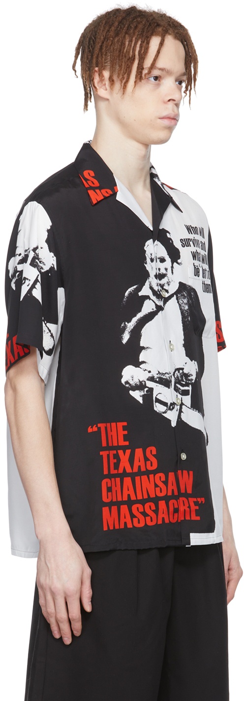 WACKO MARIA Black 'The Texas Chainsaw Massacre' Shirt Wacko Maria