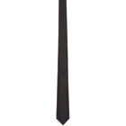 Z Zegna Black Silk Jacquard Tie