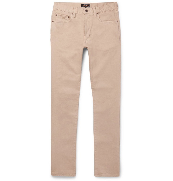 Photo: Beams Plus - Slim-Fit Tapered Denim Jeans - Men - Beige