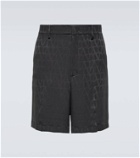 Valentino Toile Iconographe silk shorts