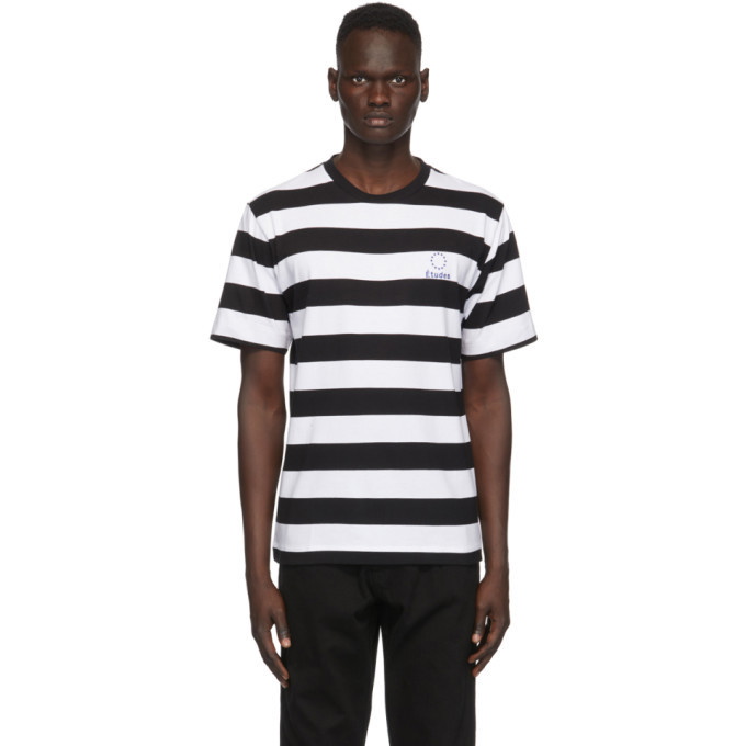 Photo: Etudes Black and White Striped Wonder T-Shirt