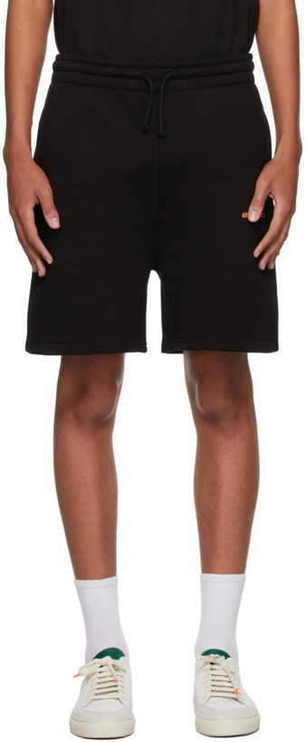 Photo: Axel Arigato SSENSE Exclusive Black & Orange London Shorts