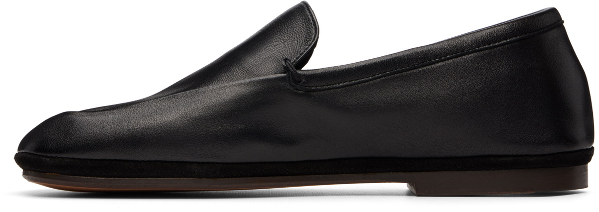 LEMAIRE Black Outdoor Slipper Loafers