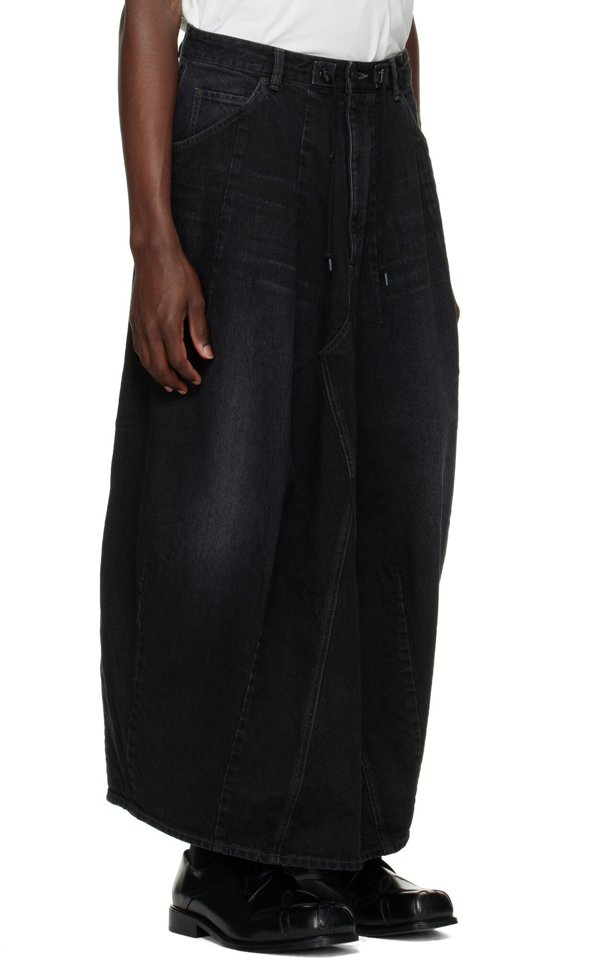 NEEDLES Black H.D. Skirt