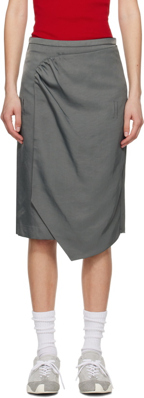 Photo: ADER error Gray Product. 67 Midi Skirt