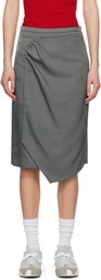 ADER error Gray Product. 67 Midi Skirt