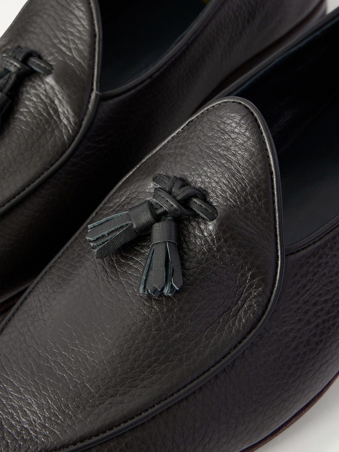 Rubinacci - Marfy Tasseled Full-Grain Leather Loafers - Brown