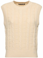 ACNE STUDIOS Kreen Cotton Blend Cable Knit Vest