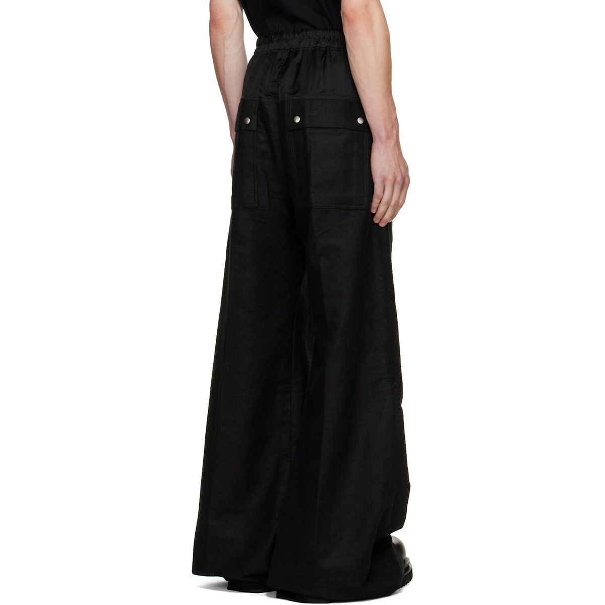 Rick Owens Black Tower Wide Bela Trousers