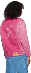 Lourdes Pink Cotton Jacket