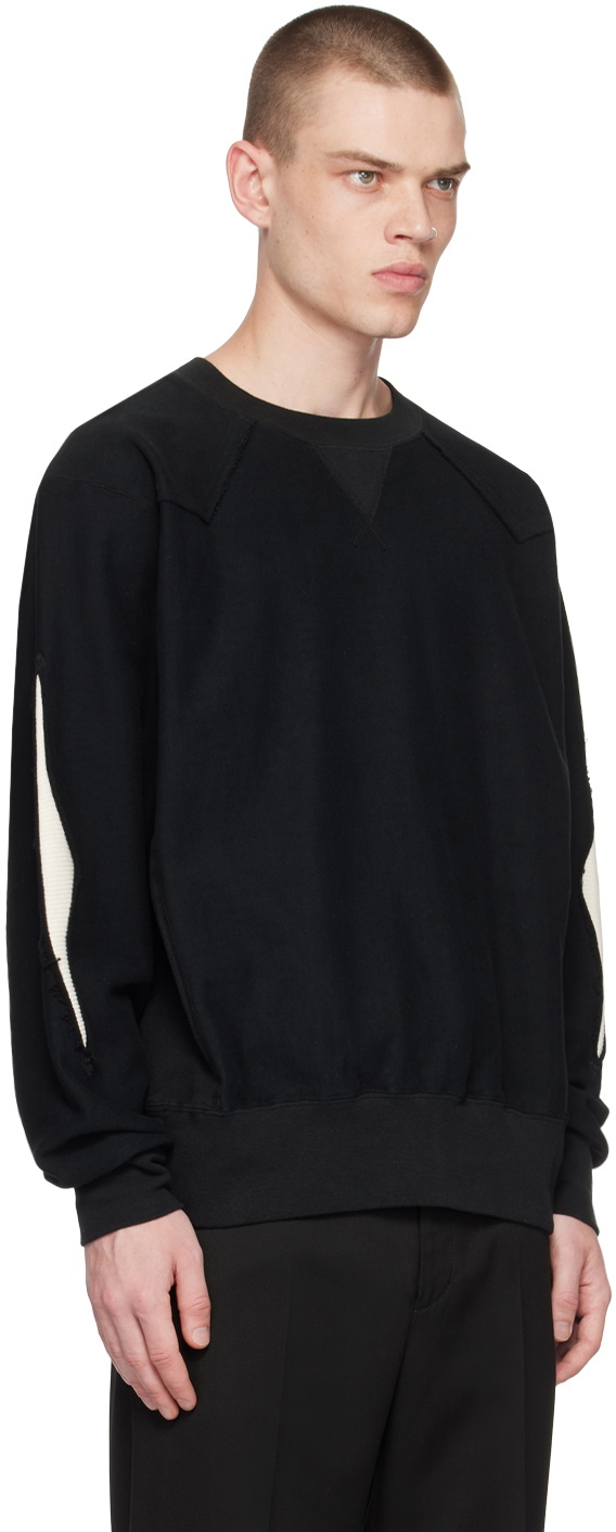 The Letters Black Western Sweatshirt
