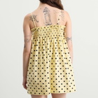 Damson Madder Women's Lilo Mini Dress in Yellow