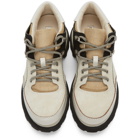 Jil Sander Grey Lace-Up Boots