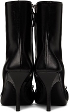 Givenchy Black G Woven Heeled Boots