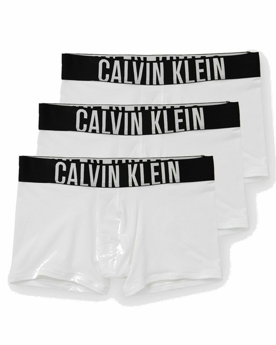 Photo: Calvin Klein Underwear Intense Power Ctn 3 P Trunk Trunk 3 Pack White - Mens - Boxers & Briefs