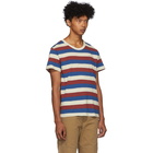 Visvim Multicolor Striped A-Line T-Shirt