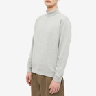 Beams Plus Men's Turtleneck Crew Sweat in Grey