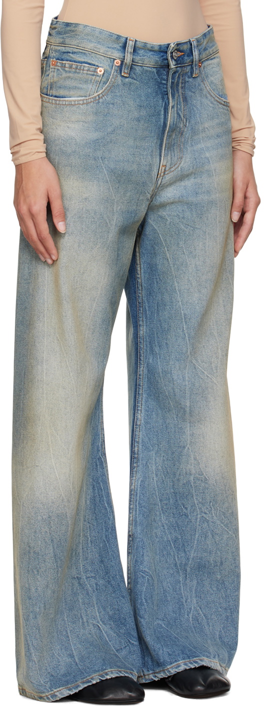 MM6 Maison Margiela Blue Oversized Jeans