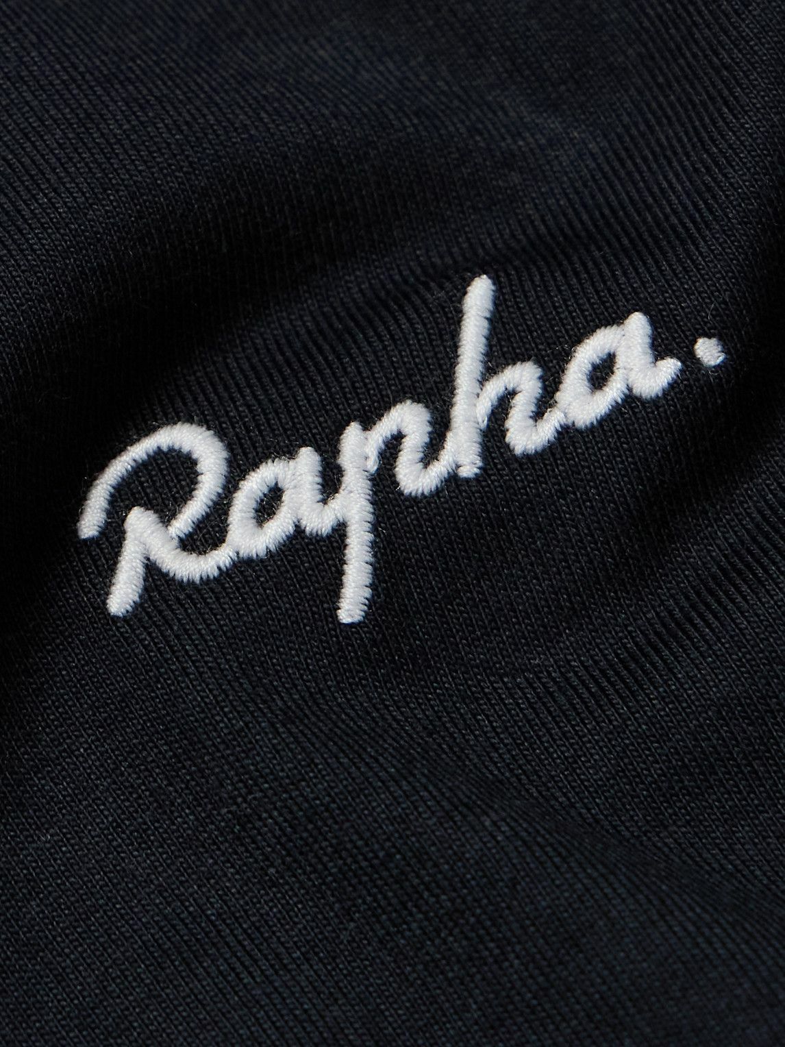 Rapha - Logo-Embroidered Organic Cotton-Jersey T-Shirt - Black