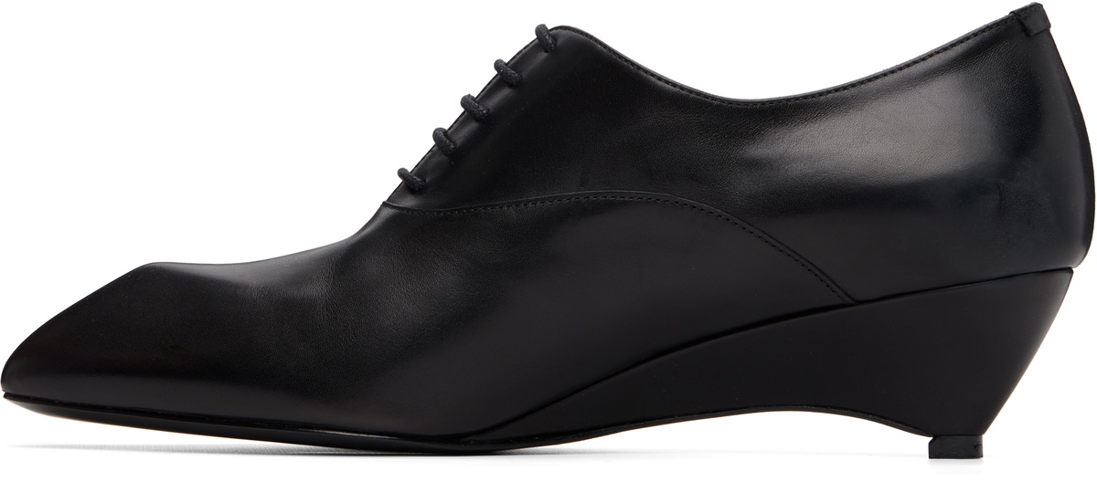 Jil Sander Black Lace-Up Derbys