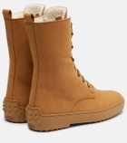 Tod's Winter Gommino leather lace-up boots