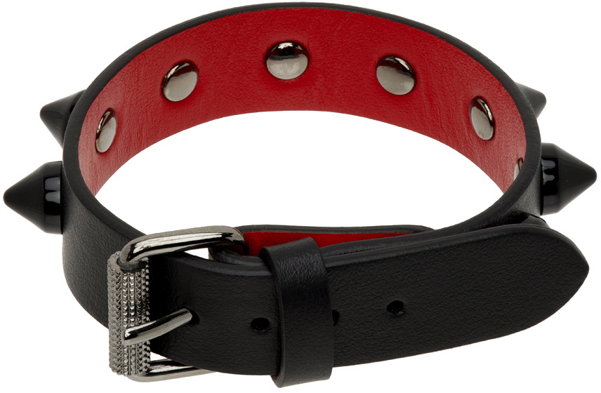 Christian Louboutin Black Loubilink Bracelet