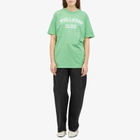 Sporty & Rich Wellness Club Flocked T-Shirt in Verde/White