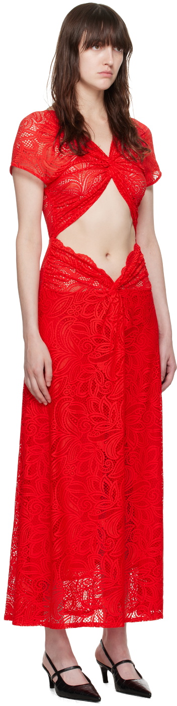 Beaufille Red Sassen Maxi Dress