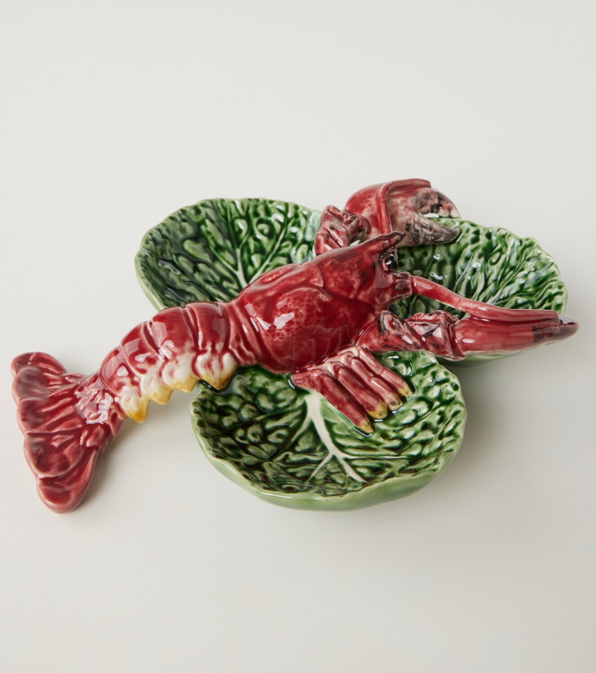 Bordallo Pinheiro Cabbage With Lobsters Small appetizer plate