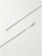 Tom Wood - Spike Rhodium-Plated Chain Necklace