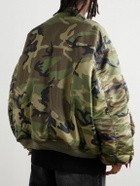 VETEMENTS - Reversible Shell Bomber Jacket - Green