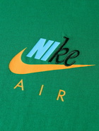 Nike - Connect Slim-Fit Logo-Print Embroidered Cotton-Jersey T-Shirt - Green