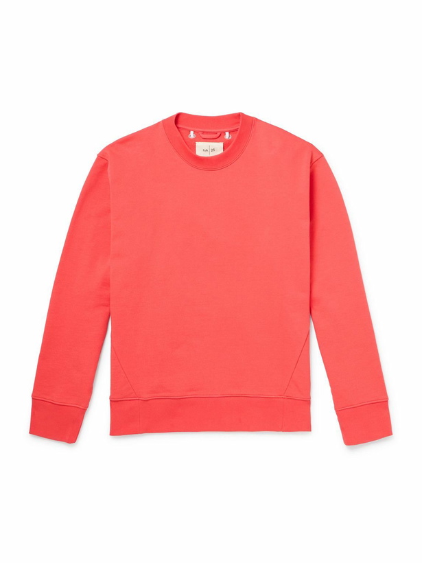 Photo: Folk - Anniversary Organic Cotton-Jersey Sweatshirt - Red