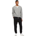 rag and bone Grey and White Anson Sweatshirt