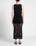 Jucca Womens Maxi skirt in Black