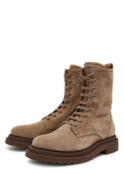 Brunello Cucinelli Suede Ankle Boots Brown