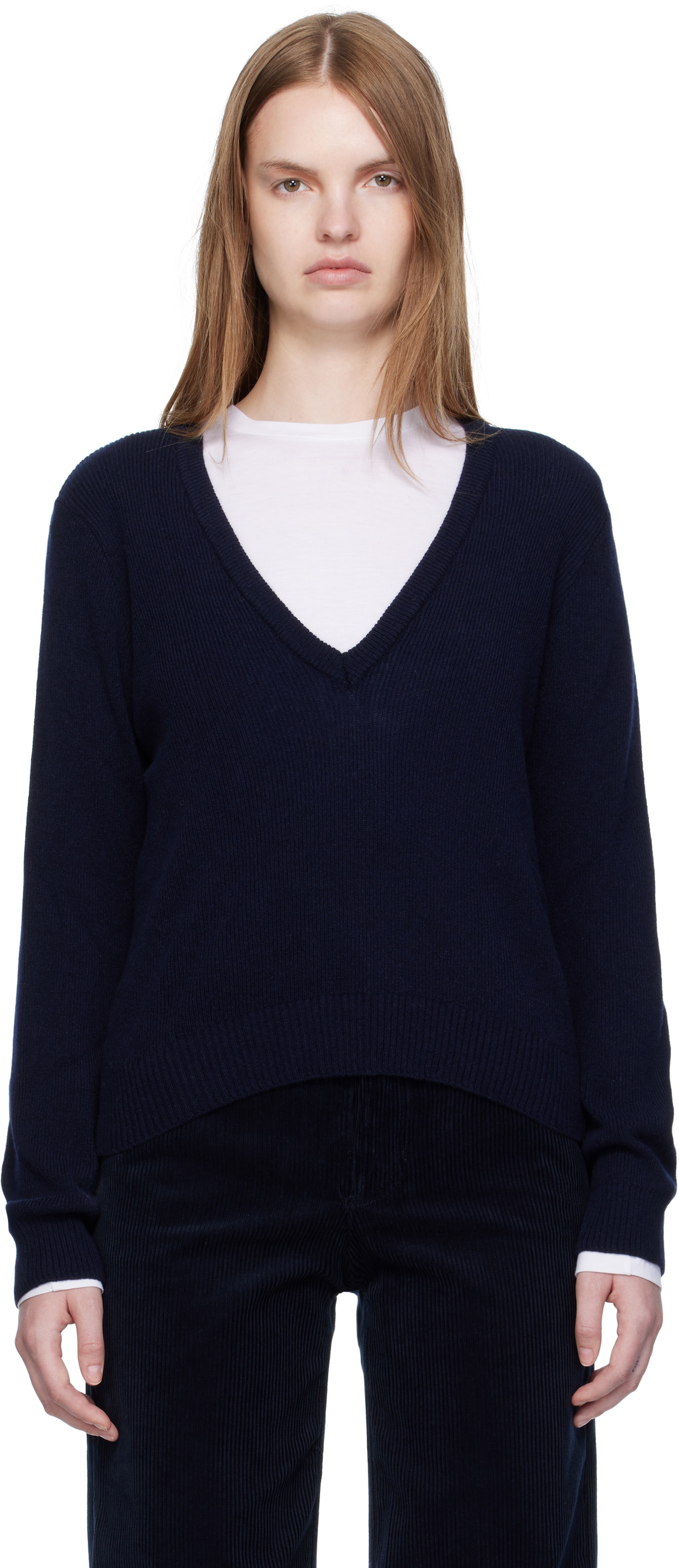 A.P.C. Navy Anae Sweater
