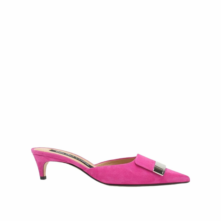 Photo: Sergio Rossi Leather Mules