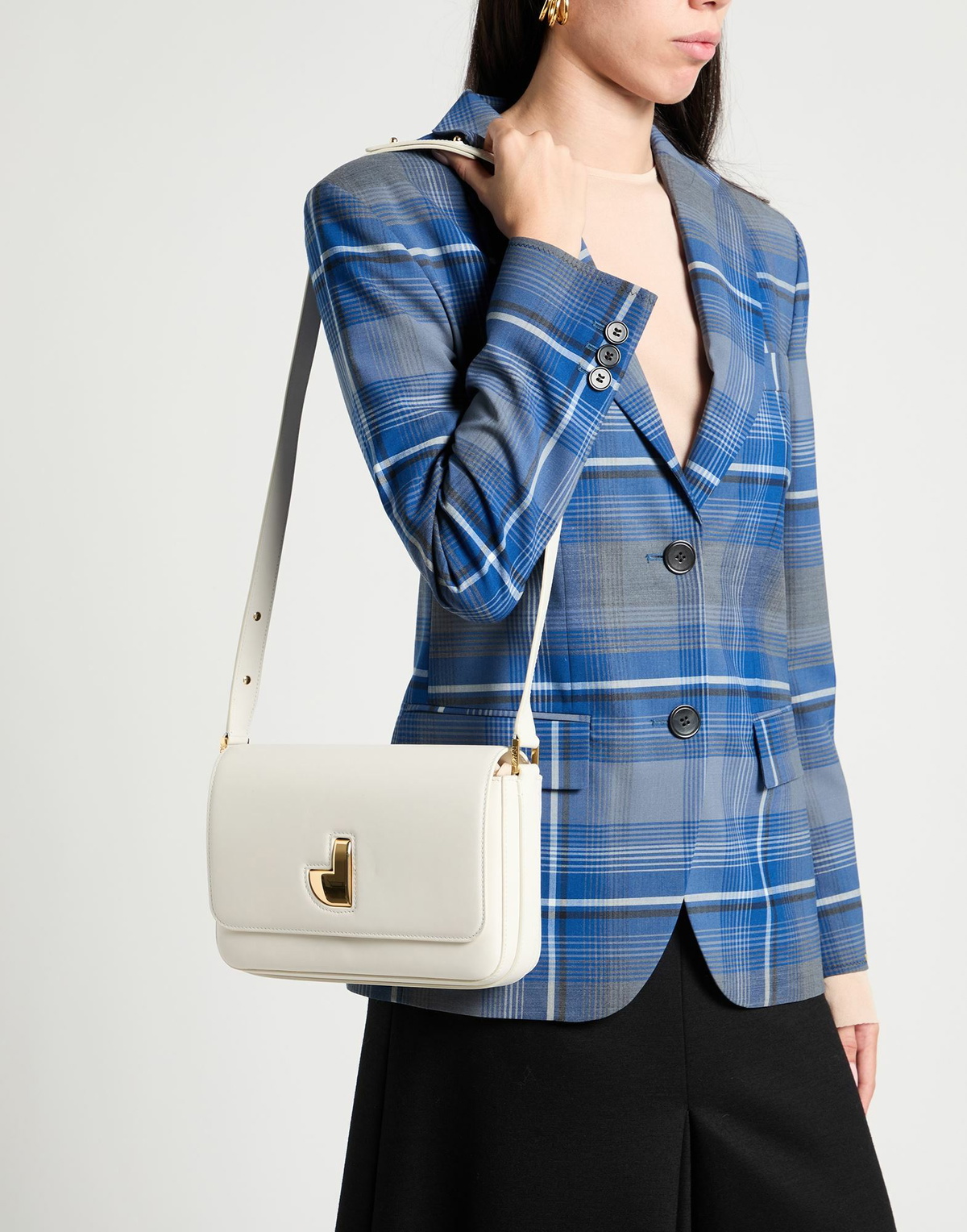 Patou Womens Cross-body bag in Off white