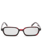 Le Specs Pilferer Sunglasses in Cherry Tort/Smoke Tint 