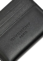 Givenchy Padded Logo Leather Card Holder - Black - One Size