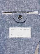 Brunello Cucinelli - Linen, Wool and Silk-Blend Blazer - Blue