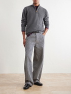 William Lockie - Wool Half-Zip Sweater - Gray
