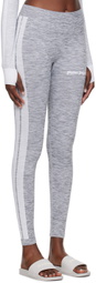 Palm Angels Gray Seamless Leggings