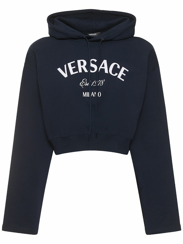 Photo: VERSACE - Logo Jersey Sweatshirt