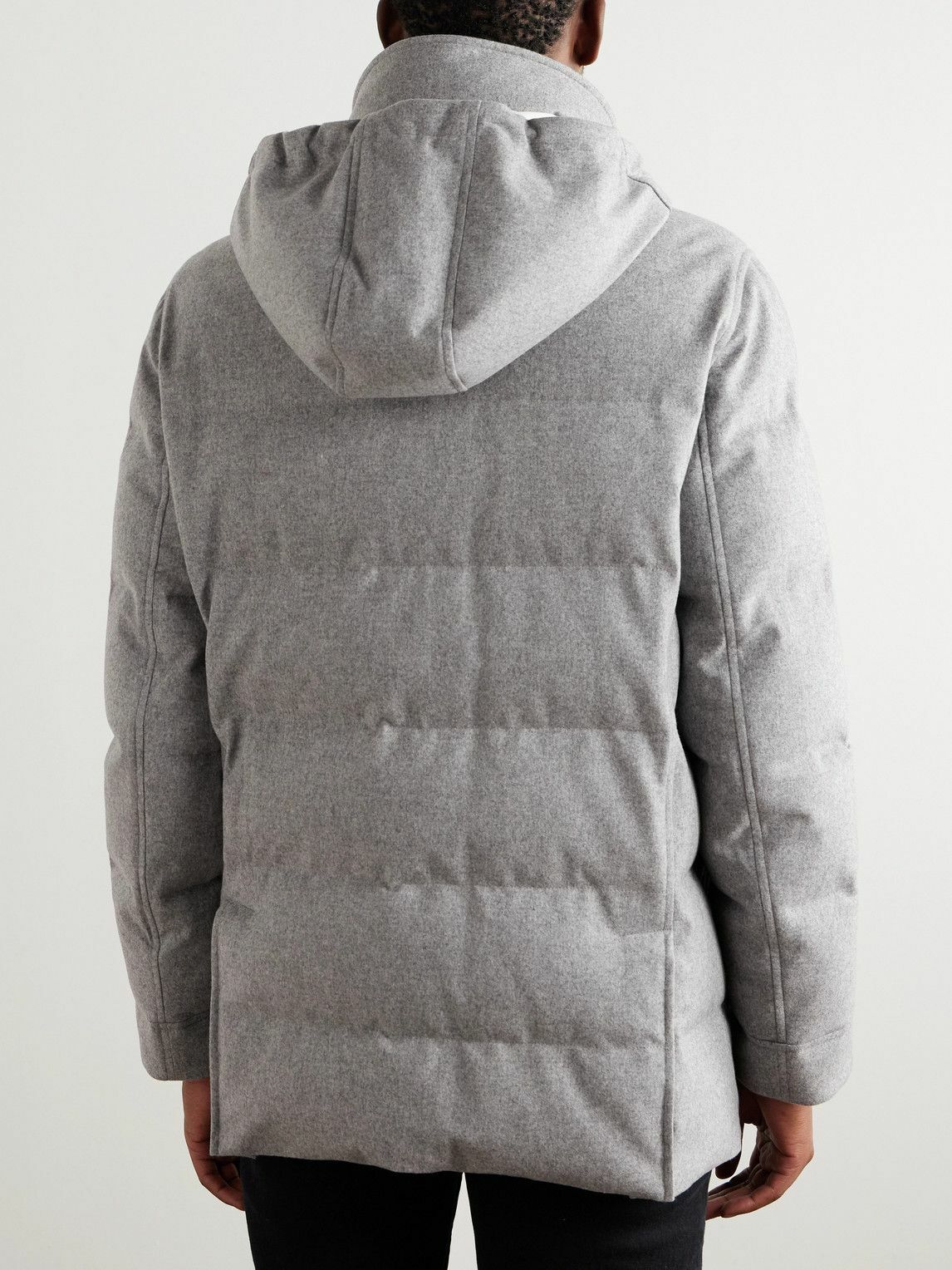Brunello Cucinelli Brown Polyester Parka main image 1